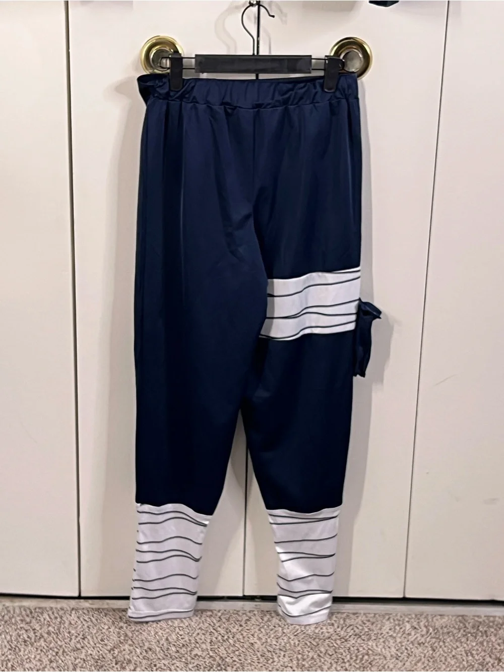 NARUTO SHIPPUDEN Anime Cosplay Costume Set – Green Tactical Vest & Blue Pants